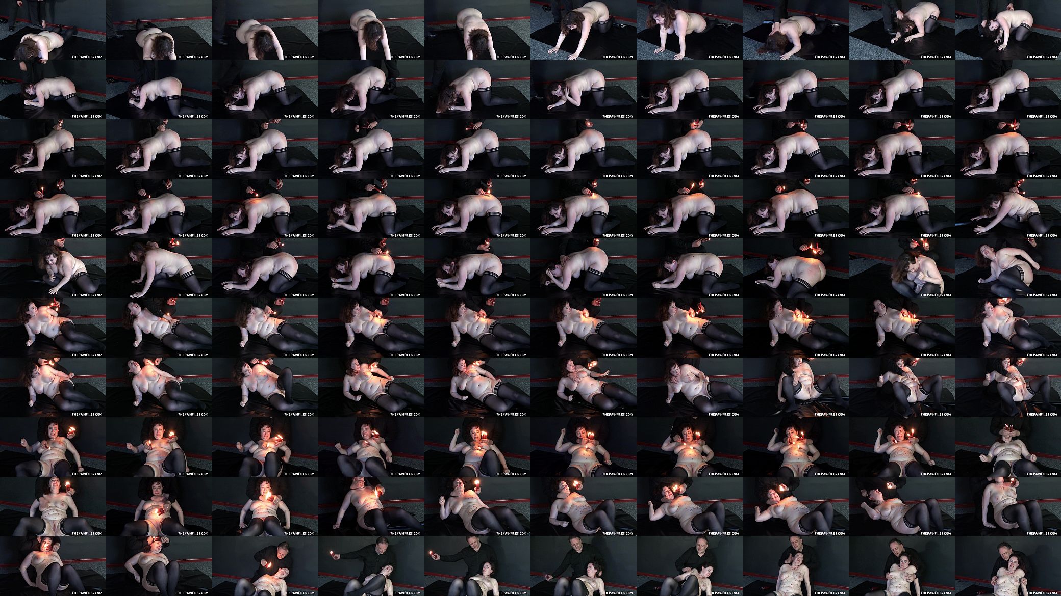 Fat slaves spanking and hellpain whipping of amateur bbw in bruising corporal 预览图