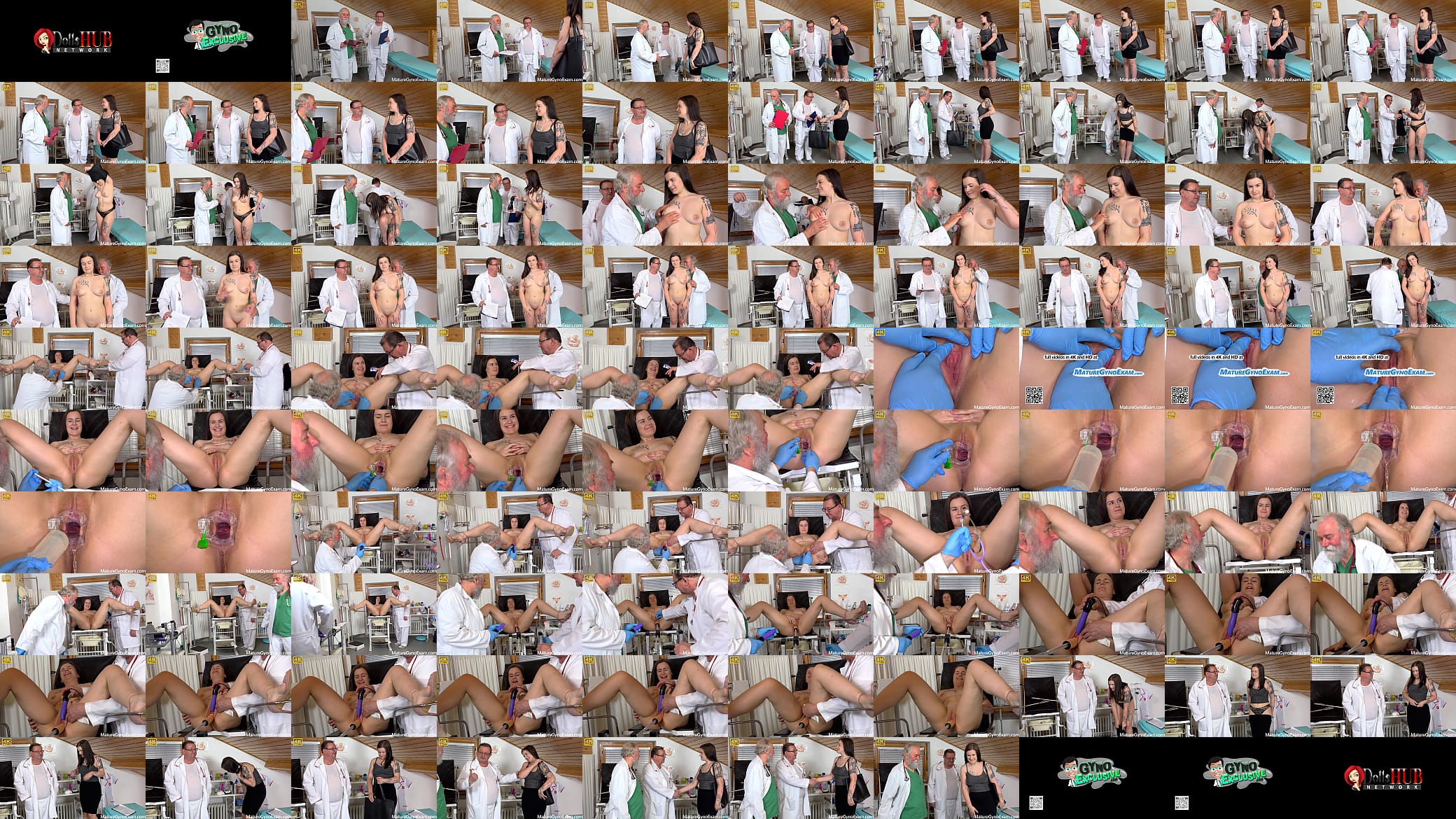 Seductive teen Zara Lick made to cum in gyno chair by 2 pervy doctors 预览图