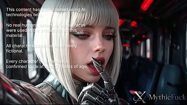 A cyborg girl gets fucked hard on a train...I bet my hot dick melted her cold, robotic heart... [AI]