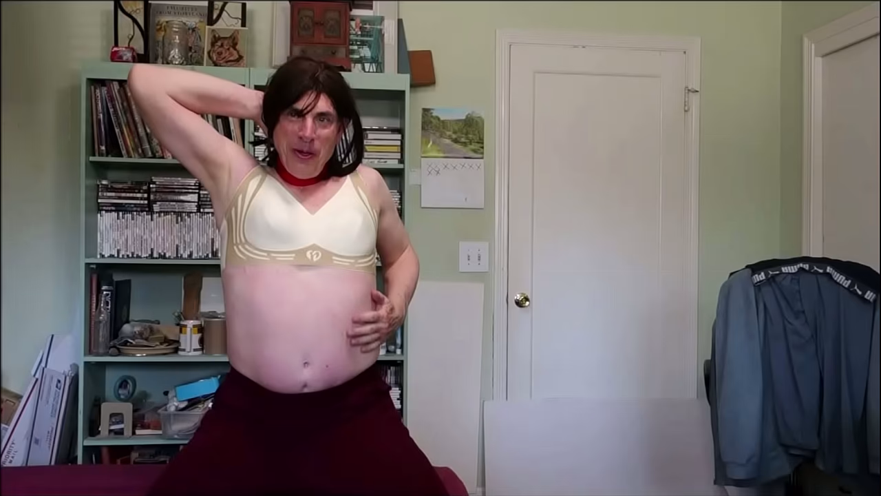 Super Super Tight Pants And Bra