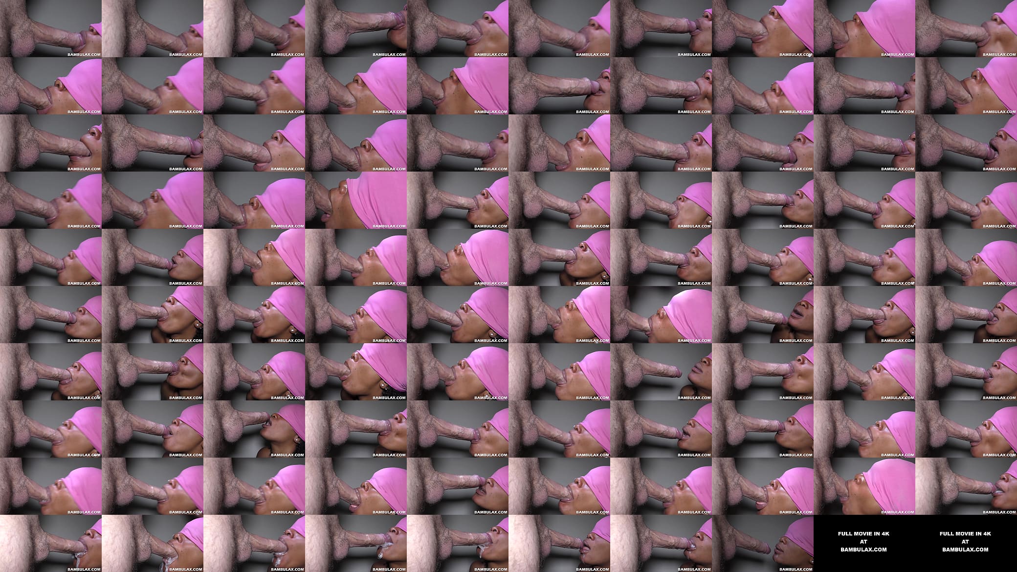 Chocolate perfect mouth for sucking big white cock and make it cum 预览图
