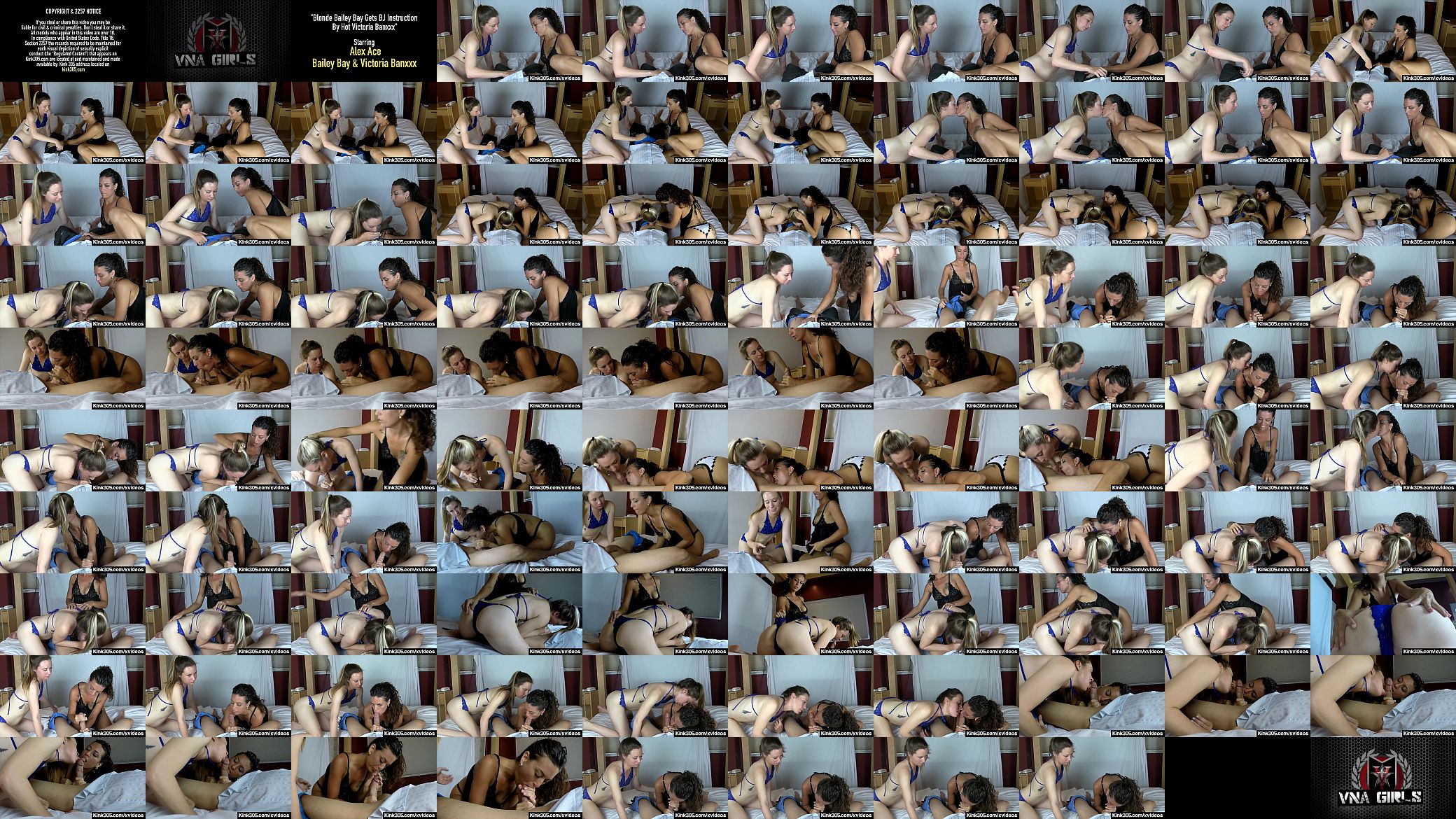 Blonde Bailey Bay Gets BJ Instruction By Hot Victoria Banxxx 预览图