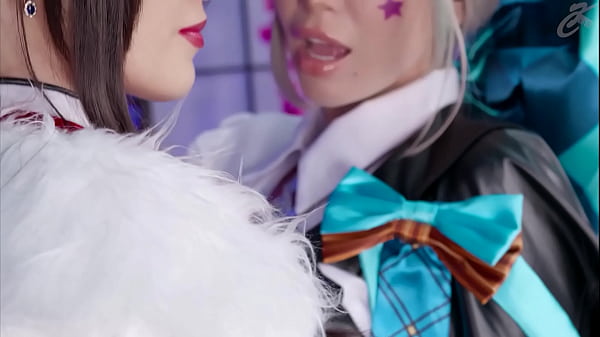 Anime lesbian bitches stretch their juicy anal holes