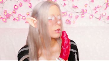 Divulya-sladulya Fills Her Mouth with Sperm - Blowjob of a Big Dick!