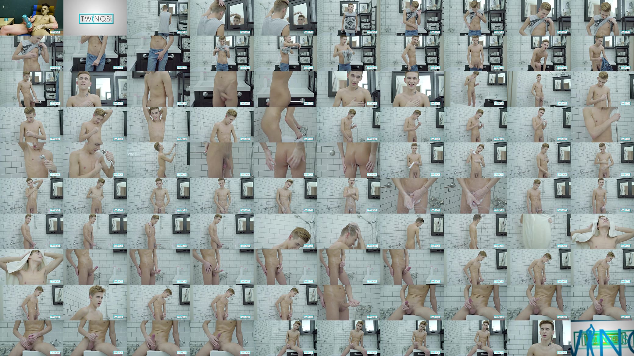 William&#039;s Hot Shower! Jerking Himself In The Bathroom! 预览图