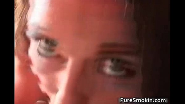 Britney Rays Smoking horny blowjob