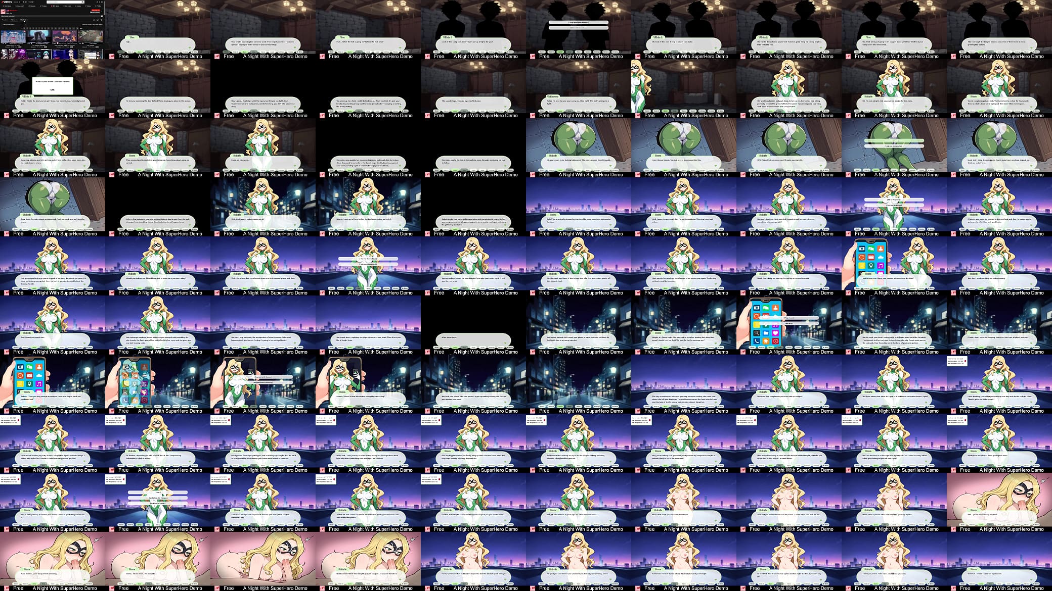 A Night With: SuperHero Demo 预览图