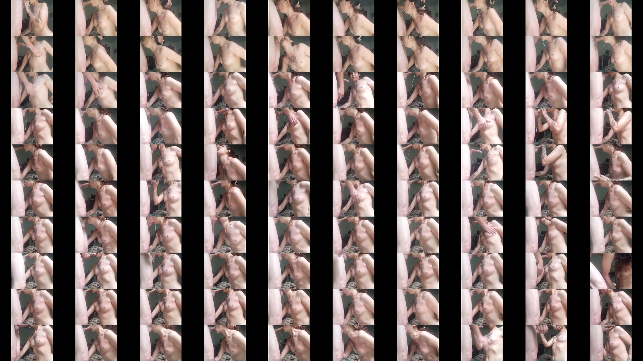 hardcore uncut deep throat, trained slut swallows hard and has her head held on the dick, she can swallow it whole very fast and hard, doesn&#039;t waste a drop of cum 预览图