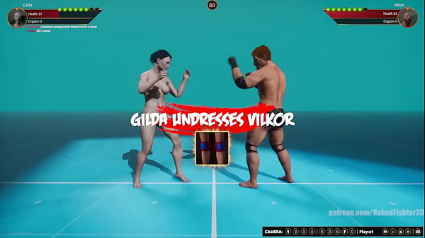Gilda VS Vilkor (Naked Fighter 3D)