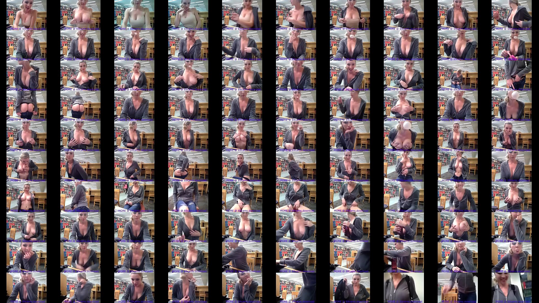 Hot blonde webcam from library MORE @ 69cams.download 预览图