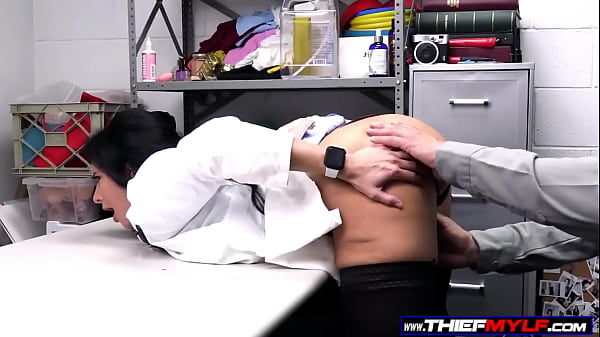 Download Video - Busty Thief Doctor Sucks Security Guard's Cock for His Prestige - www&period;ThiefMILF&period;com