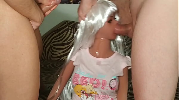 Stepdaddy and his friend facefuck this stupid petite girl (dollsex) HD