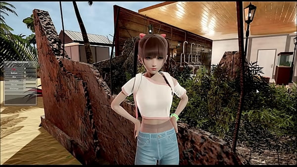 3d game Hit up a sister on the beach to have sex