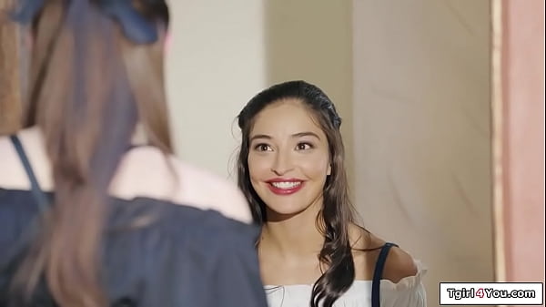 Small tits tgirl Natalie Mars anal fisted by sn...