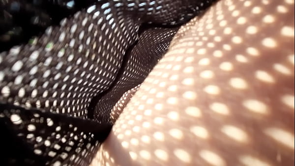 Download Video - Wearing see through mesh shorts without lining in public PT2