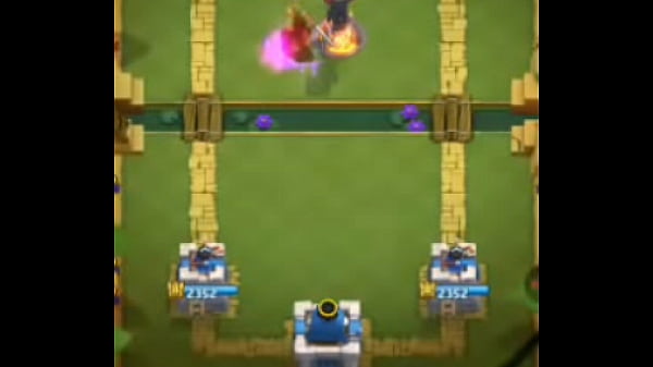 Partida de Clash royale ( termino ganando )