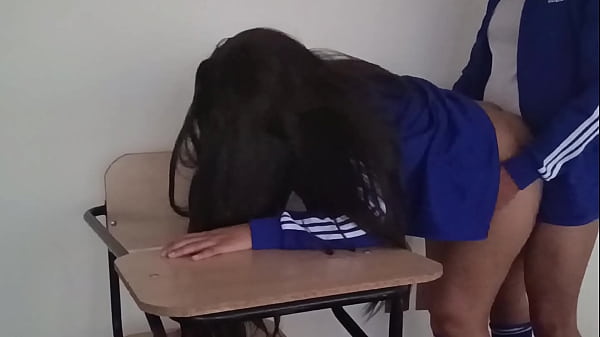 THIS IS WHAT REAL FRIENDS DO WHEN THE CLASSROOM IS EMPTY. Wait, are they recording us right now? I like that! 18 years old and all she thinks about is fucking.