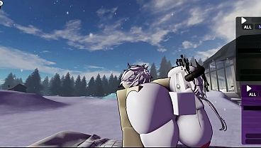 whore gets fucked in roblox condo