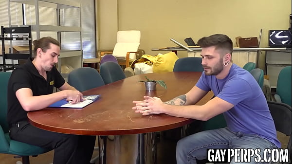 Jack Hunter strokes his dick while banged by Ty...