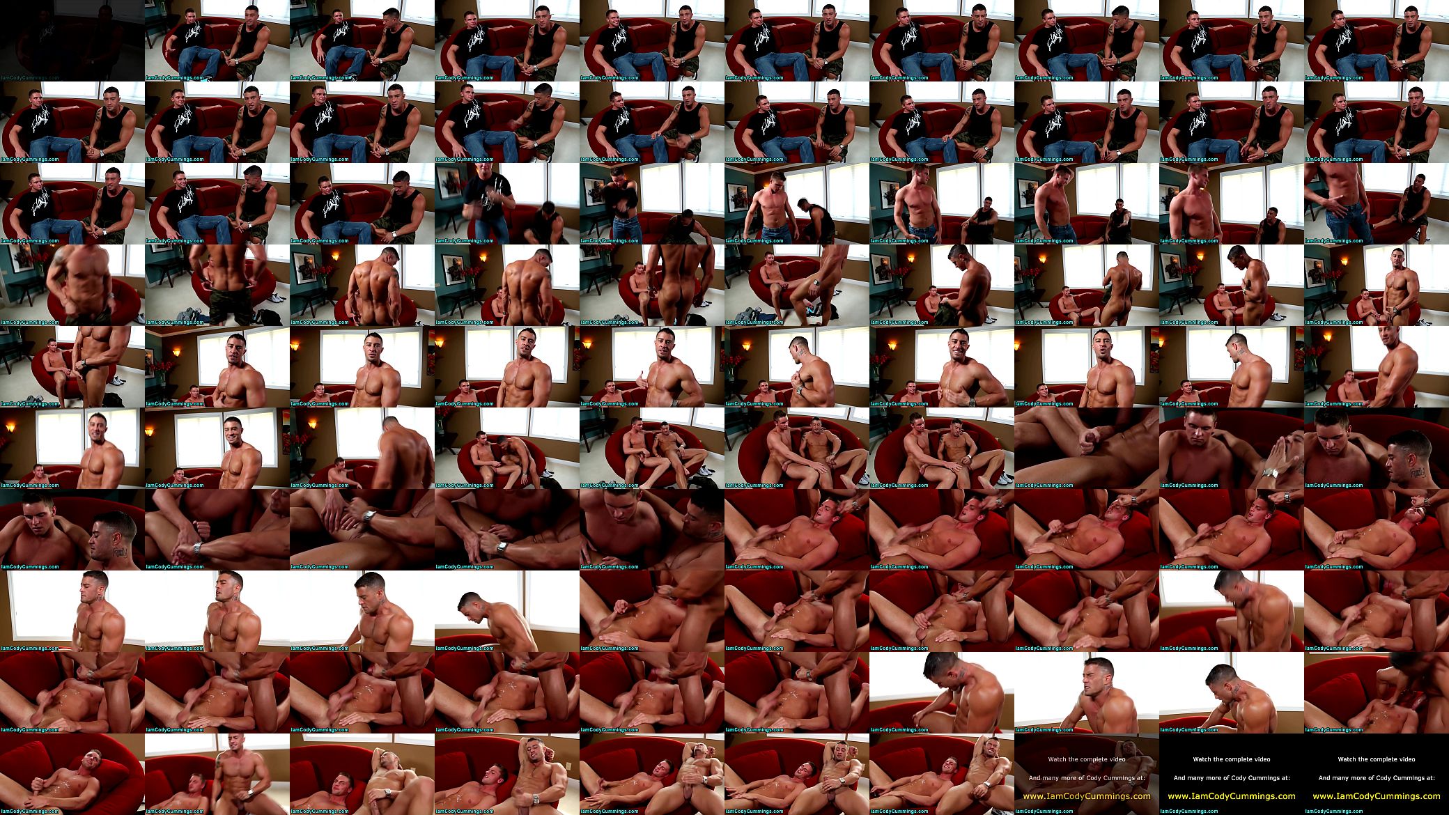 Pornstar cums on hunk 预览图
