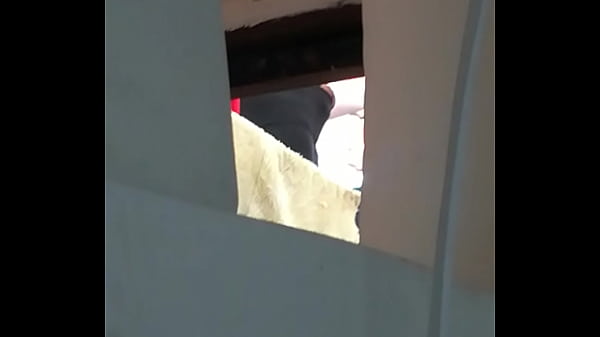 My step aunt in shorts showing thong