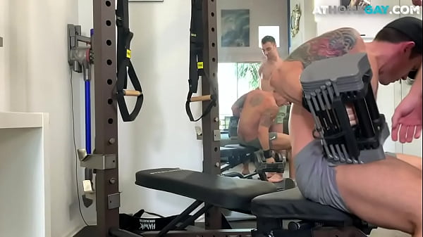 Download Video - Tattooed sturdy top rimming and breeding with bottom in gym