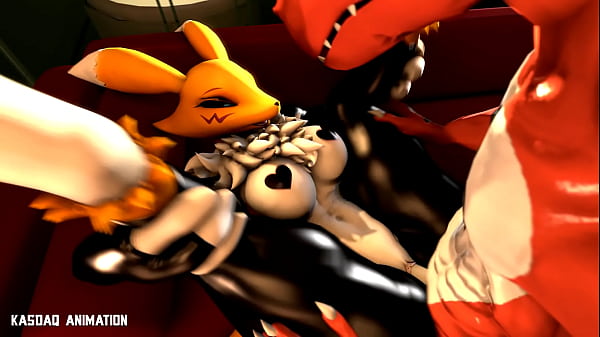 Costume De Lapin Inversé Renamon [Kasdaq]