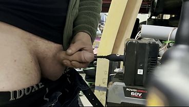 Extreme 30cm silicone Vibrating Urethral sound masturbation in garage Thumbnail