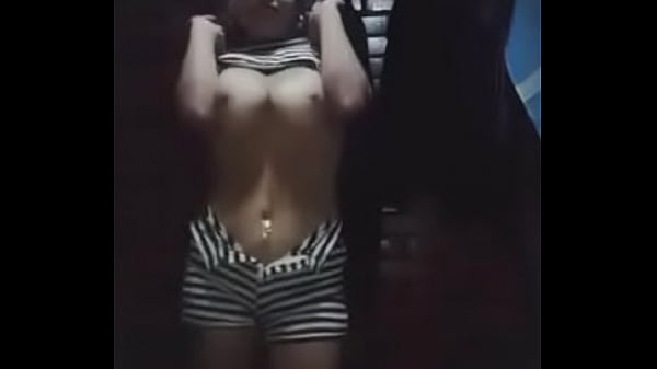 Little slut gets naked