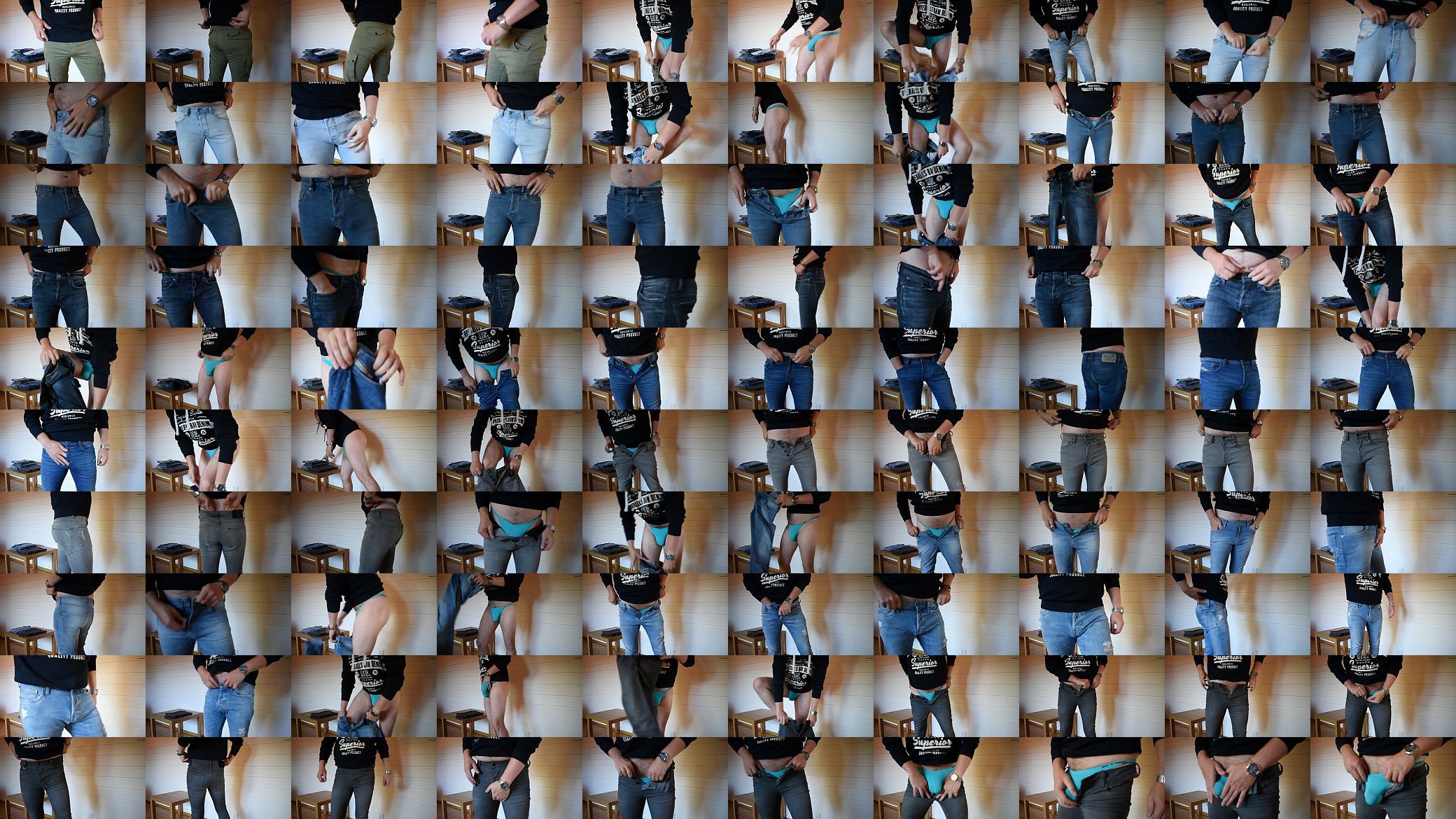Trying on tight jeans 预览图