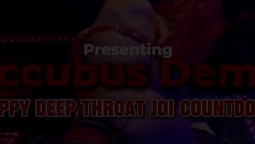 Succubus Deepthroat JOI: Cum Feast