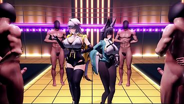 Zenless Zone Zero MMD - Booty Bounce Bitches