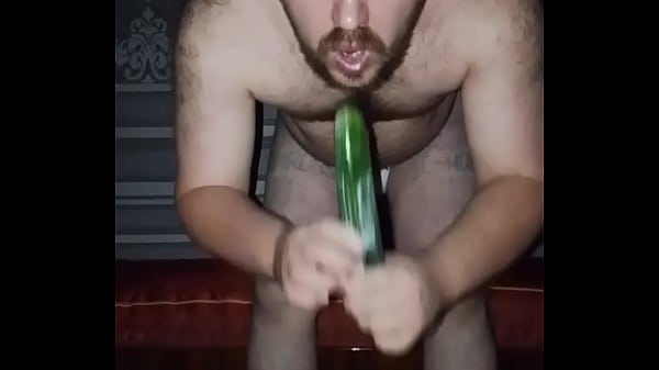 Cream flows from the ass of a fat whore when YO...