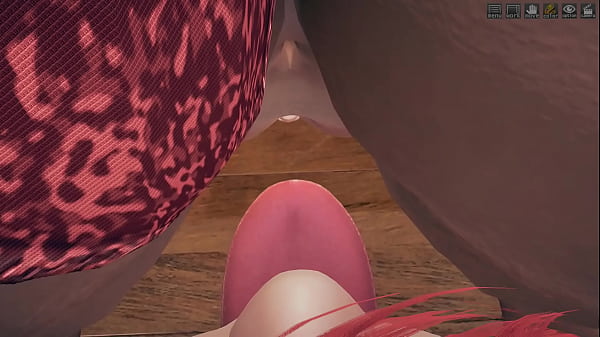 Anime 3D Game lesbian house party Models Mash, Honoka and Sakura Haruno