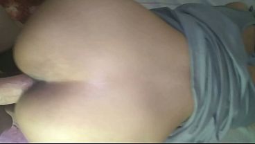 I come inside my stepsister and record her