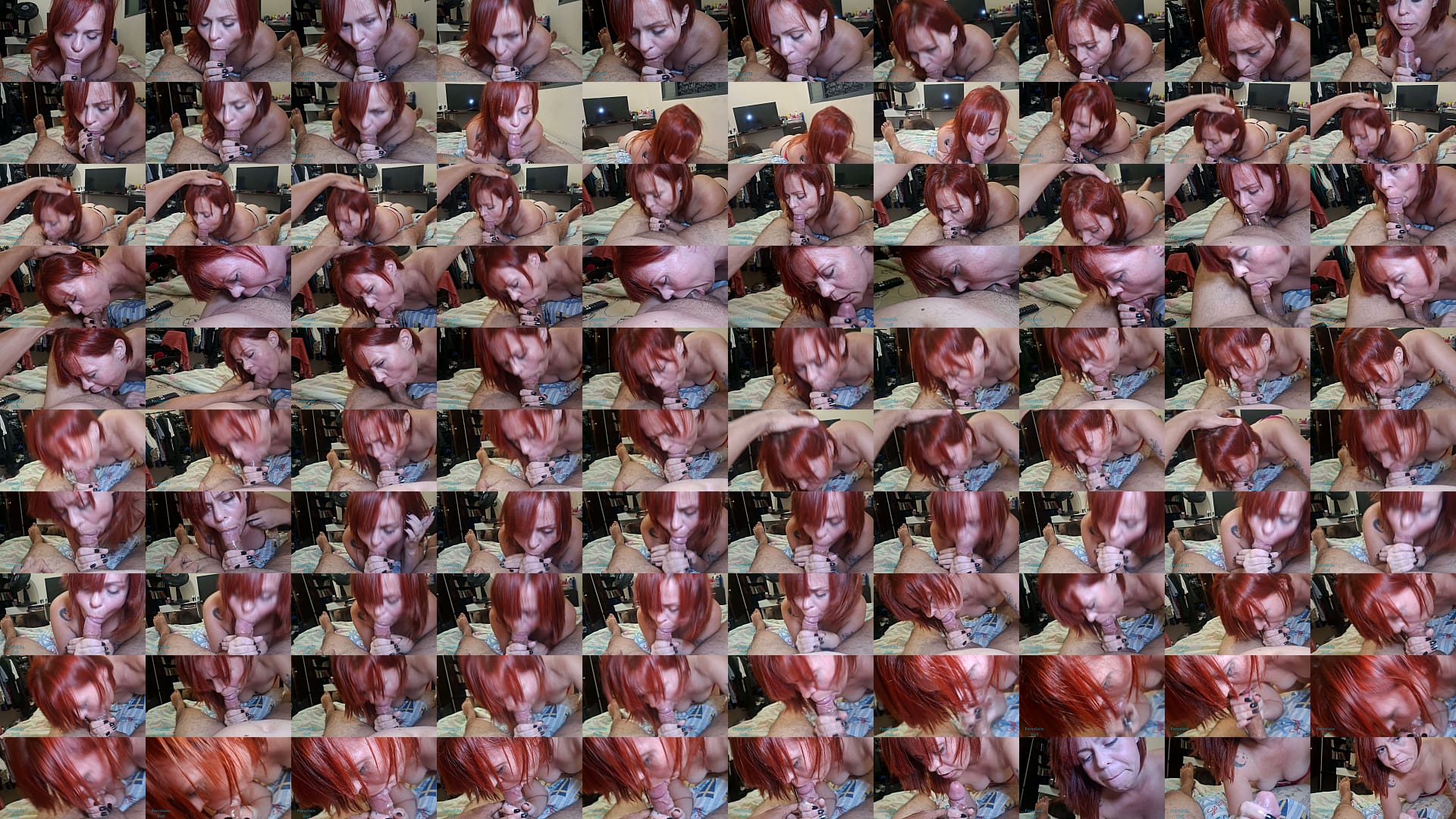 Married redhead sucking her neighbor&#039;s cock until she swallows all the &quot;milk&quot; 预览图