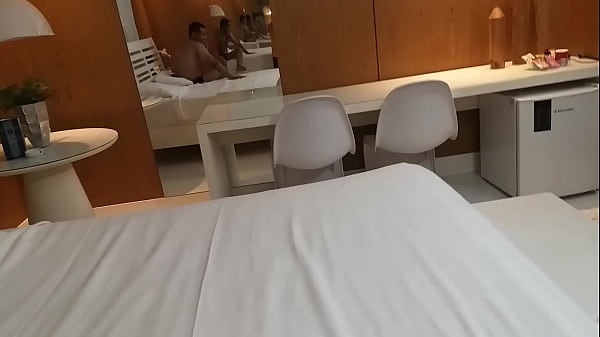 He left her there in bed, horny as hell. The skinny little slut ended up making out with her friend who arrived at the right time and didn't even have to do anything to win the hottie over. He just to