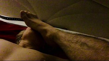 Submissive Bounded Wife Licks Man’s Foot Short Video