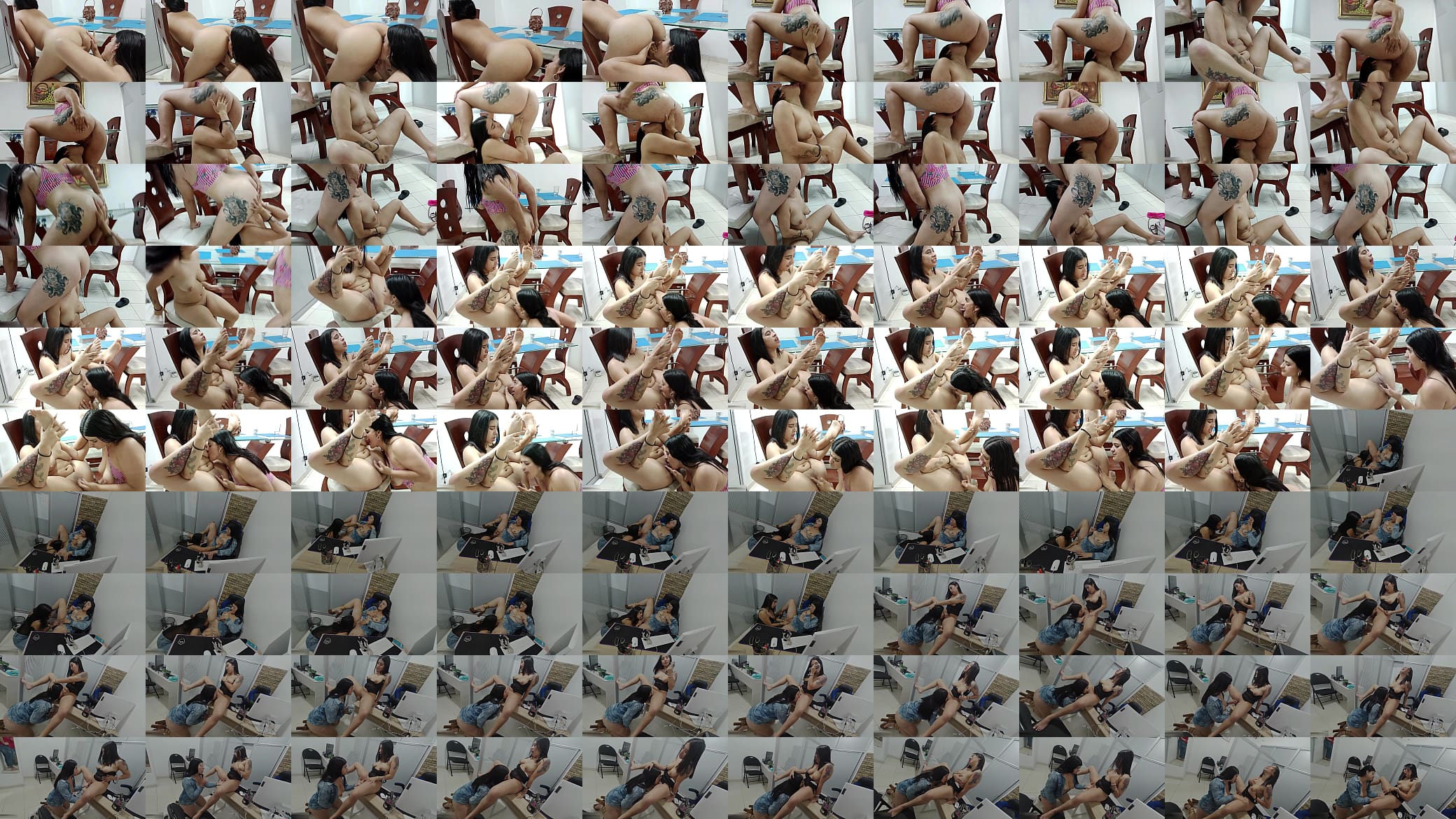Digitaci&oacute;n lesbianas Candy Rouse y Vayolet Fox 预览图