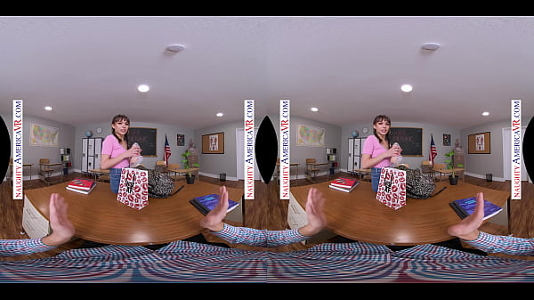Student Aria Valencia gets fucked by her professor - VR