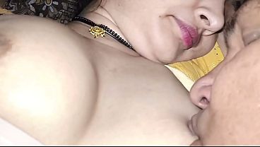 Stepbrother sucked his step sister's boobs before her fucking