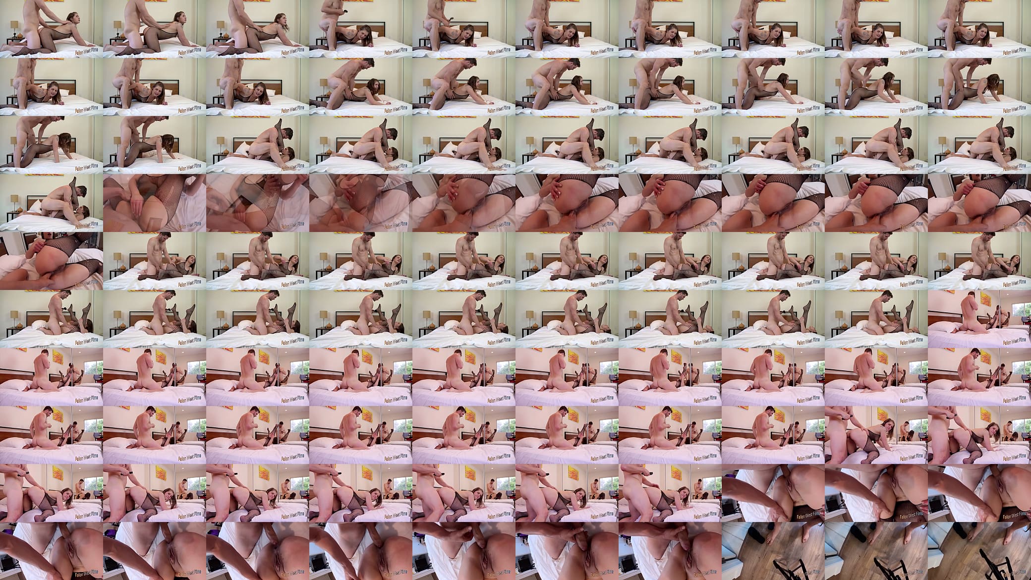 Anal in Fishnets Fallon West ANAL CREAMPIE 预览图