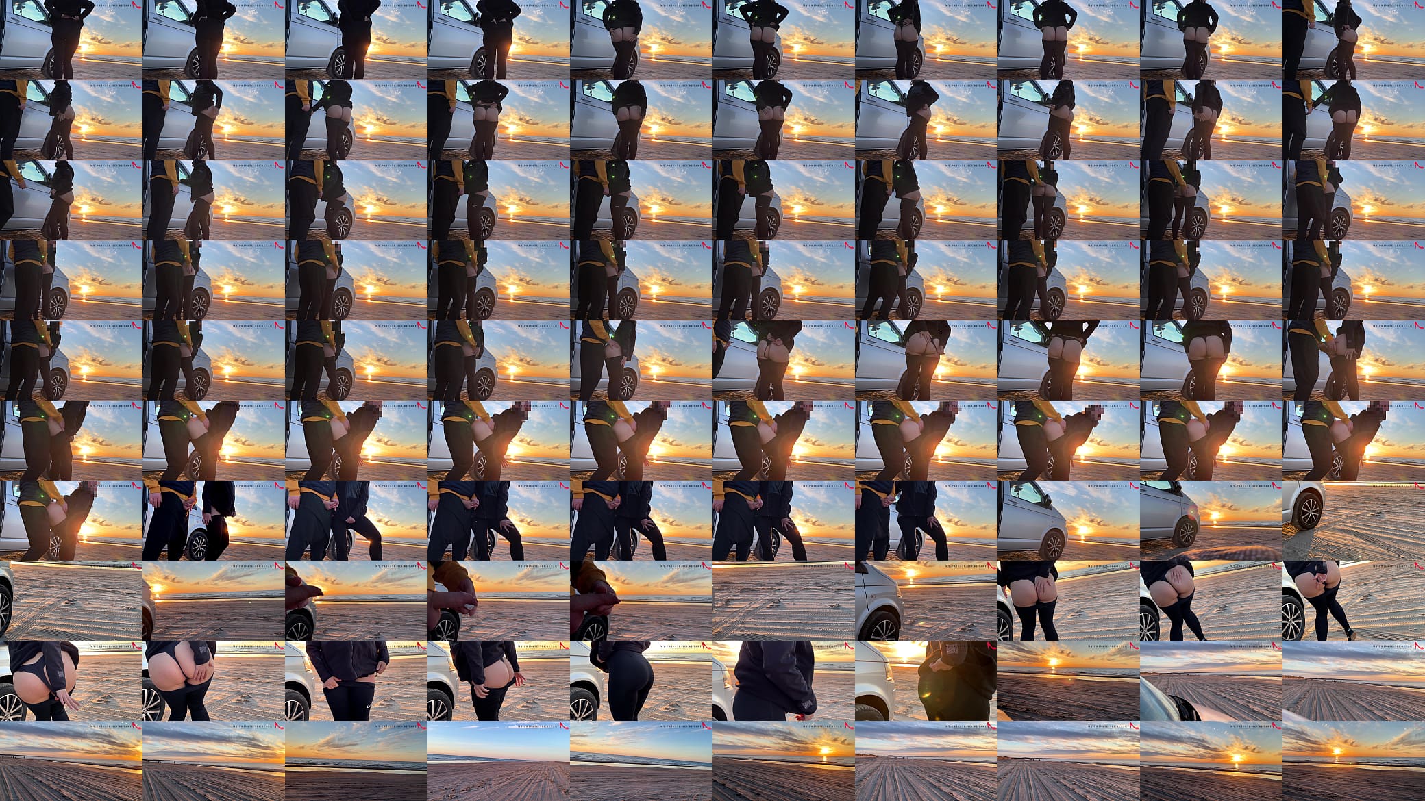 my private secretary in tight leggings having risky public beach sex sundowner 预览图