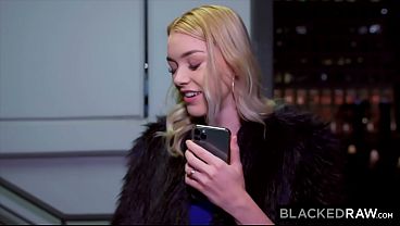BLACKEDRAW Blonde gets some BBC when her BF ditches her