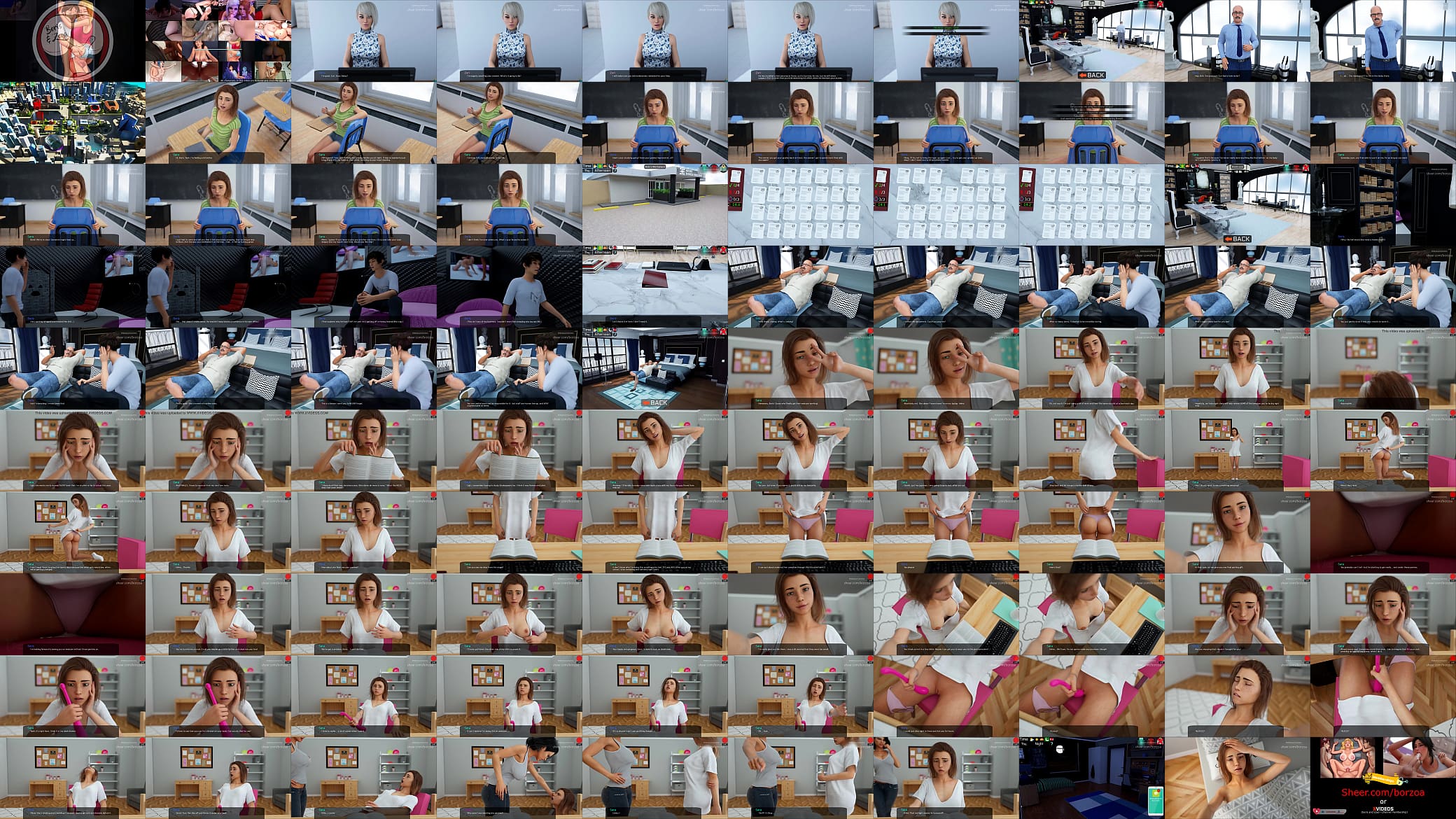 59 - I am watching my stepsister masturbate through a webcam. She is almost get caught by mom.  (Dubbing - Milfy City) 预览图