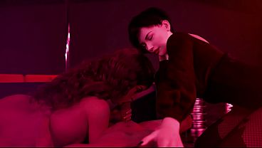 Lust Academy: James Vanessa Lucy Threesome with Dual Blowjob & Creampie Orgy