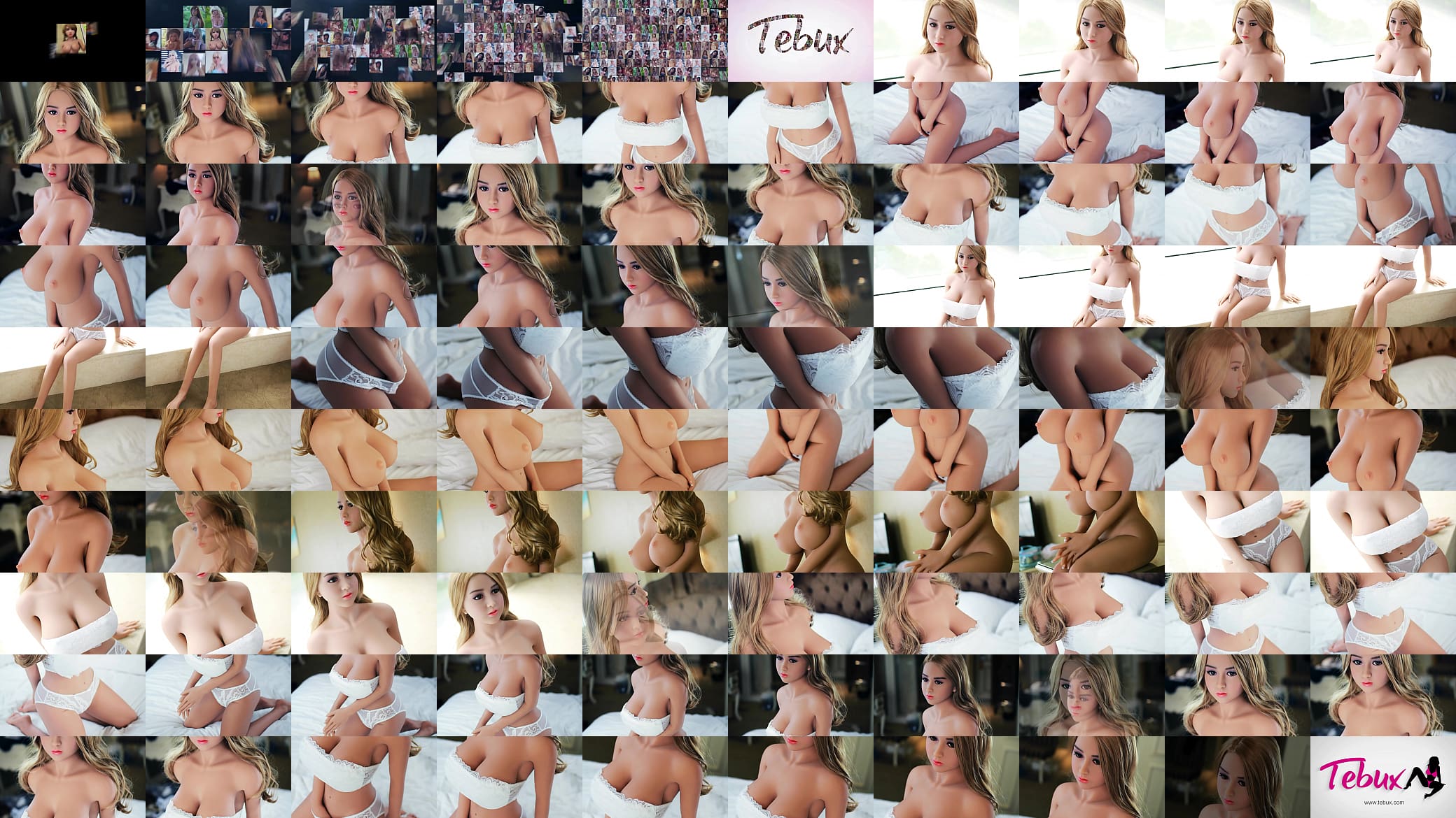 Blonde Teen Affordable Sex Dolls with Huge Boobs and Asses 预览图