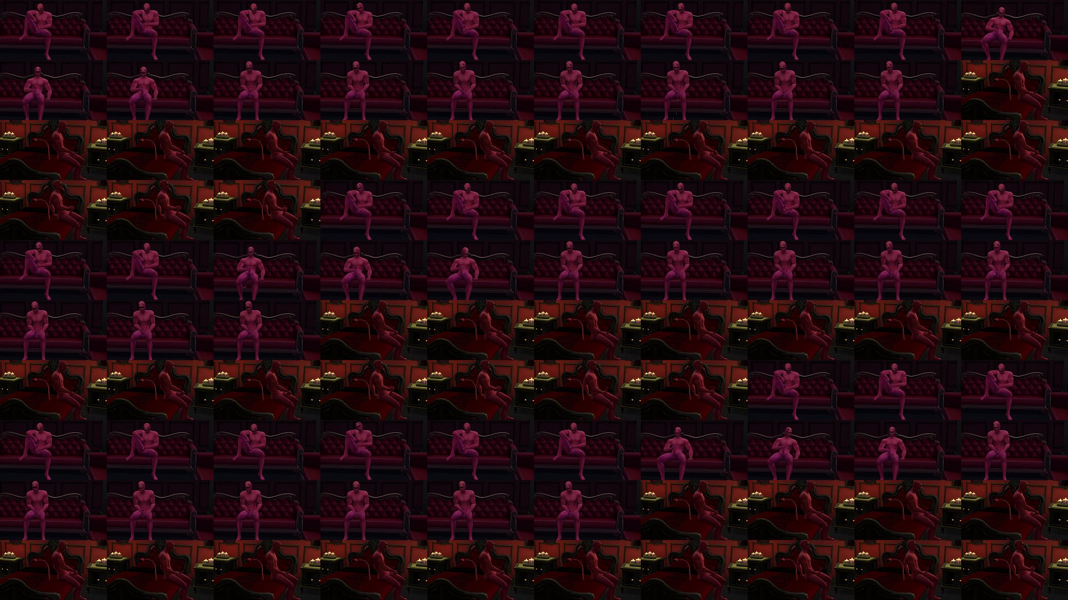 Demon masturbates and enjoy himself - 3D Hentai 预览图