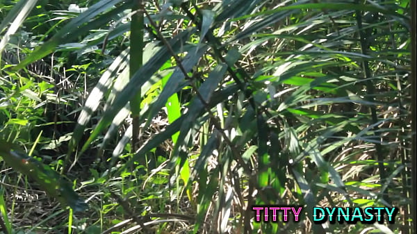 TITTY DYNASTY BABE RUNNING AWAY BY THE HUNTER