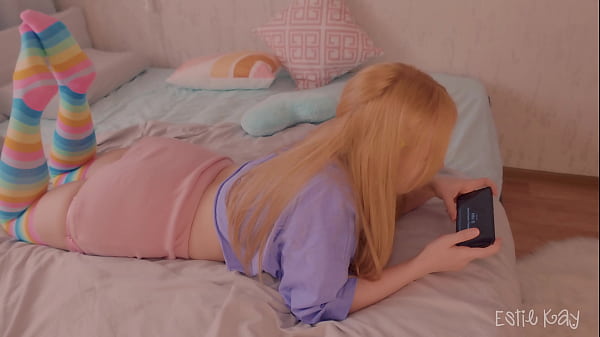 Download Video - Step sister sucking cock while she playing and gets anal fuck as reward